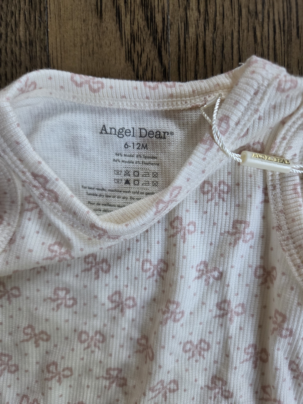 NWT Angel Dear Bodysuit Blanket Gift Set 6-12 Months - Picture 3 of 5